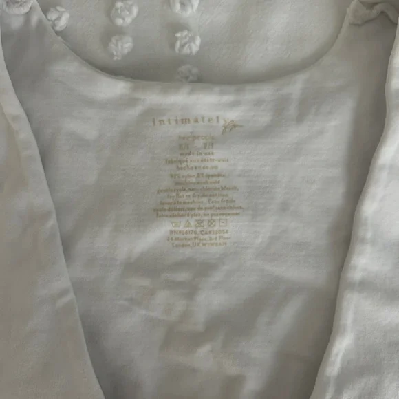 Free People White Sleeveless Top - Picture 2 of 3